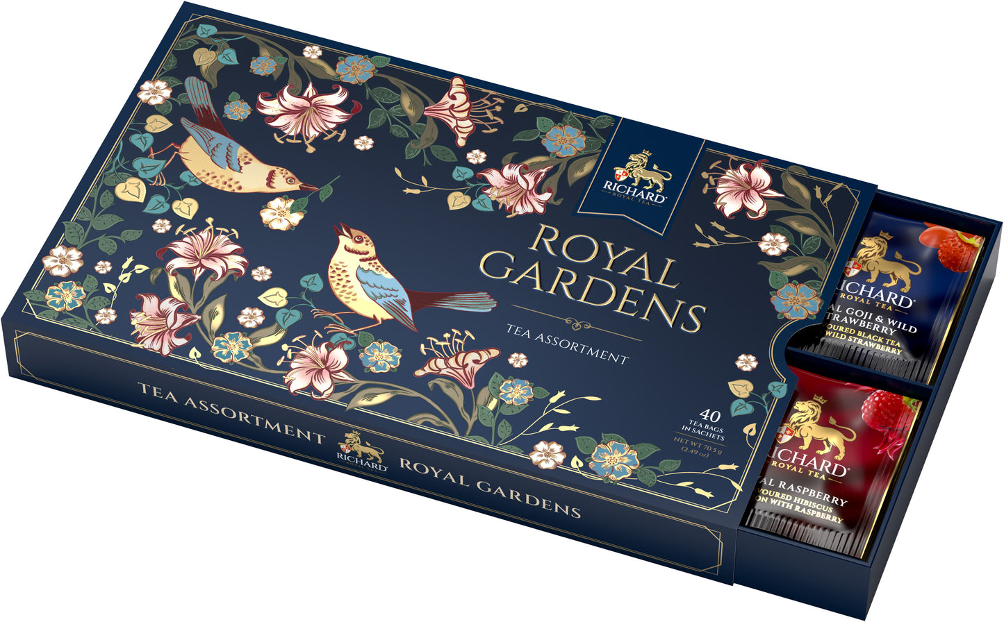 Tea Richard "ROYAL GARDENS TEA ASSORTMENT" tea bags, 70.5g