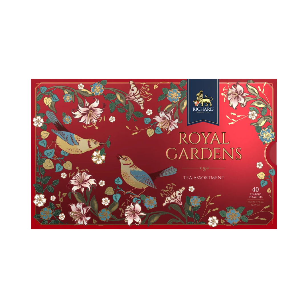 Tea Richard "ROYAL GARDENS TEA ASSORTMENT" tea bags, 70.5g