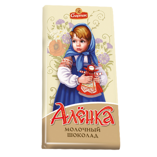 Milk Chocolate "Alyonka", Spartak, 85g