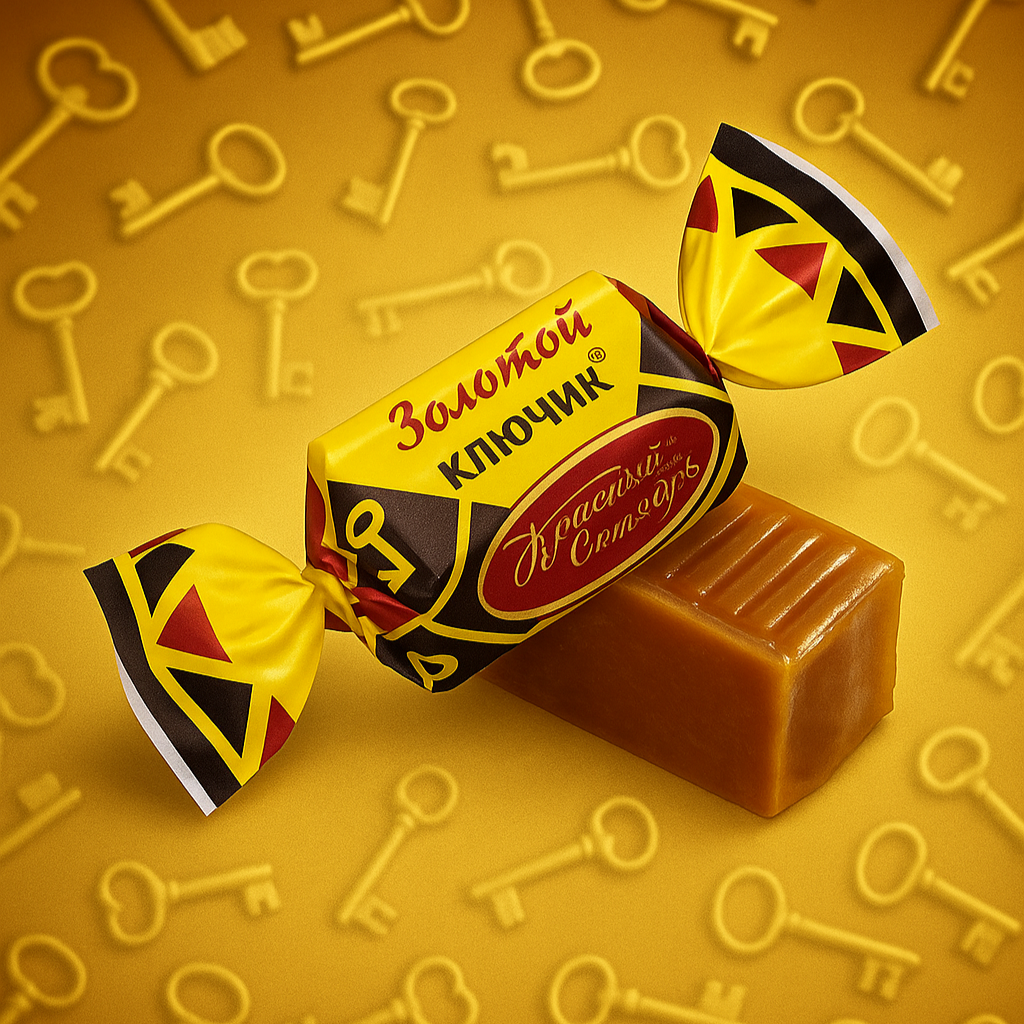 Zolotoy Klyuchik Milk Toffee, Krasny Oktyabr