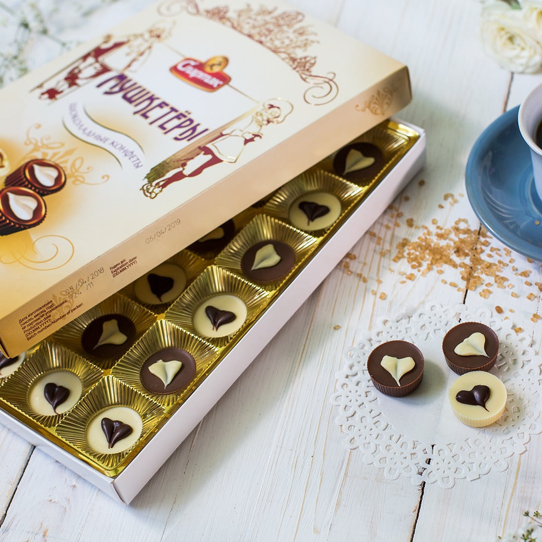 Gift set of chocolates Musketeers, 180g