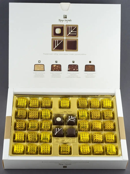 Boxed Handmade Candies “Maya Legends” White, Kommunarka, 385 g