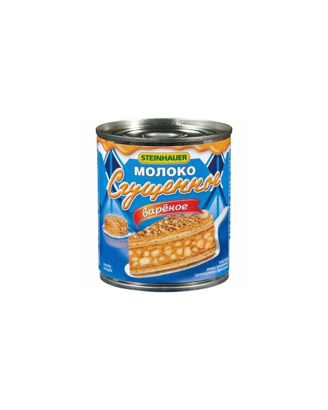 Steinhauer сгущённое молоко варёное с сахаром 6%, 397 г