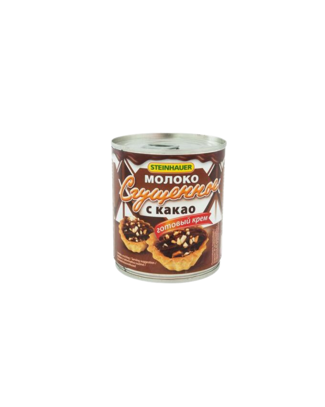 Steinhauer сгущённое молоко с какао и сахаром 6%, 397 г