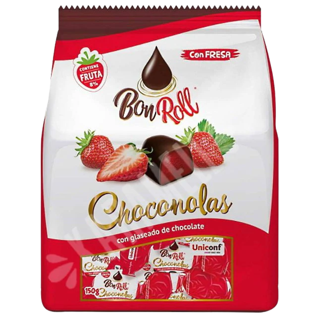 【bonbonero】ボンボネロ シリコンレッド グミボネロ BonRoll Choconolas Strawberry – Dark Chocolate-Covered Strawberry