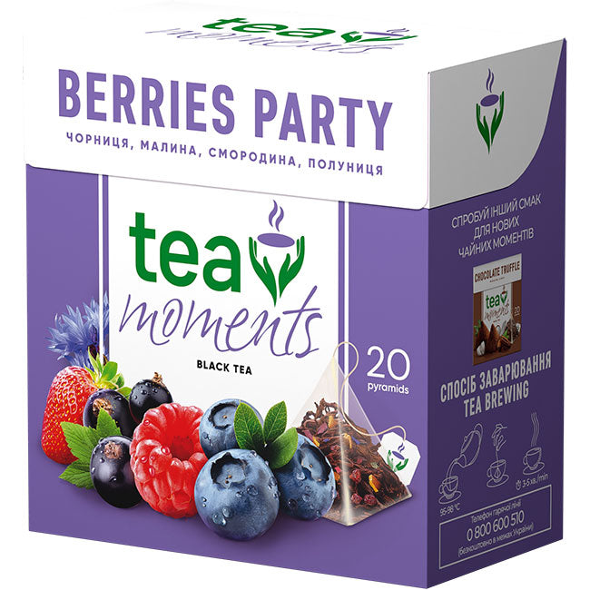 Tea Moments Berries Party Black Tea, 36g (20x1.8g)