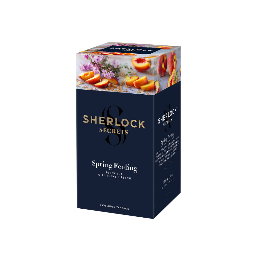 Spring Feeling Black Tea with Thyme and Peach Aroma, Tea Moments, 39.6 g