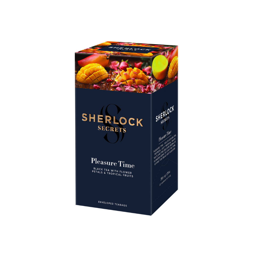 Pleasure Time Black Tea with Rose Petals and Tropical Fruits, Tea Moments, 39.6 g