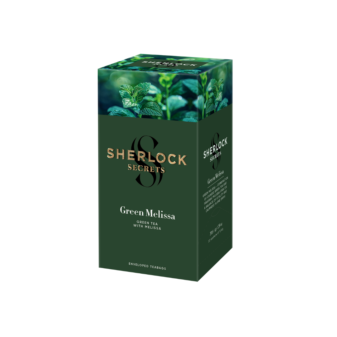 Green Melissa Green Tea with Lemon Balm and Mint, Tea Moments, 39.6 g