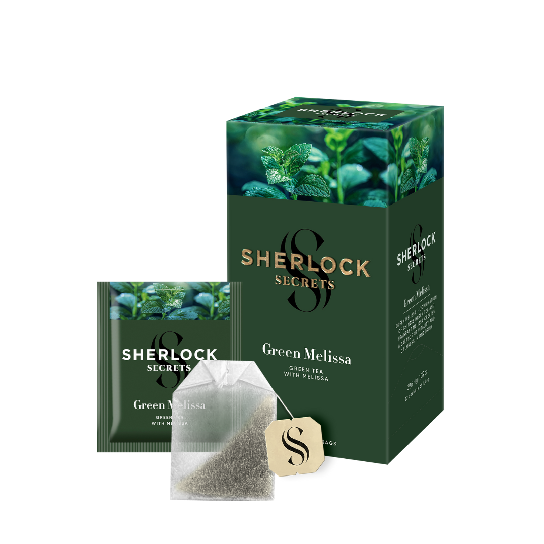 Green Melissa Green Tea with Lemon Balm and Mint, Tea Moments, 39.6 g