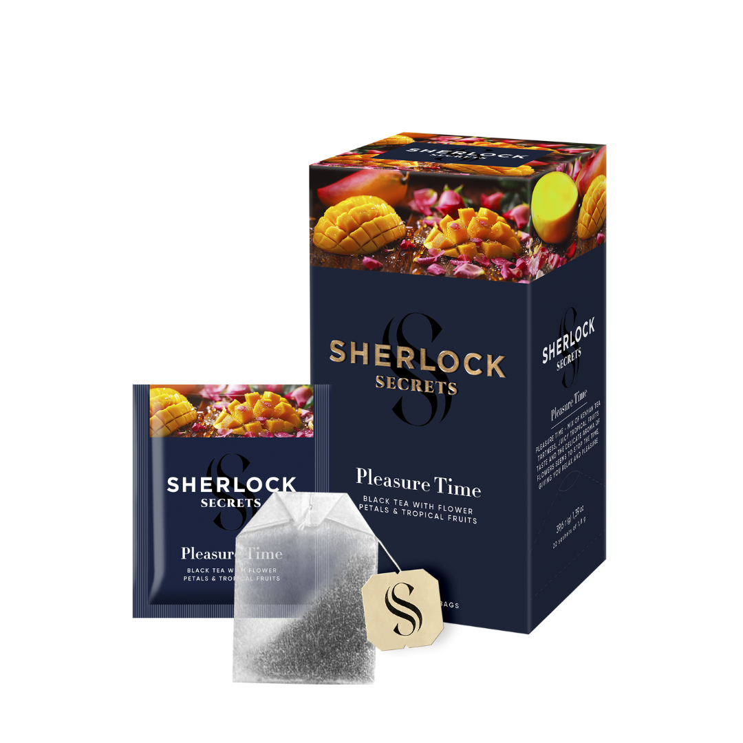 Pleasure Time Black Tea with Rose Petals and Tropical Fruits, Tea Moments, 39.6 g