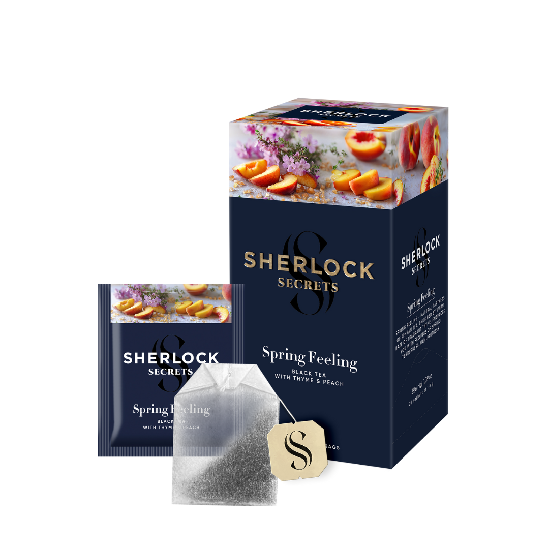 Spring Feeling Black Tea with Thyme and Peach Aroma, Tea Moments, 39.6 g