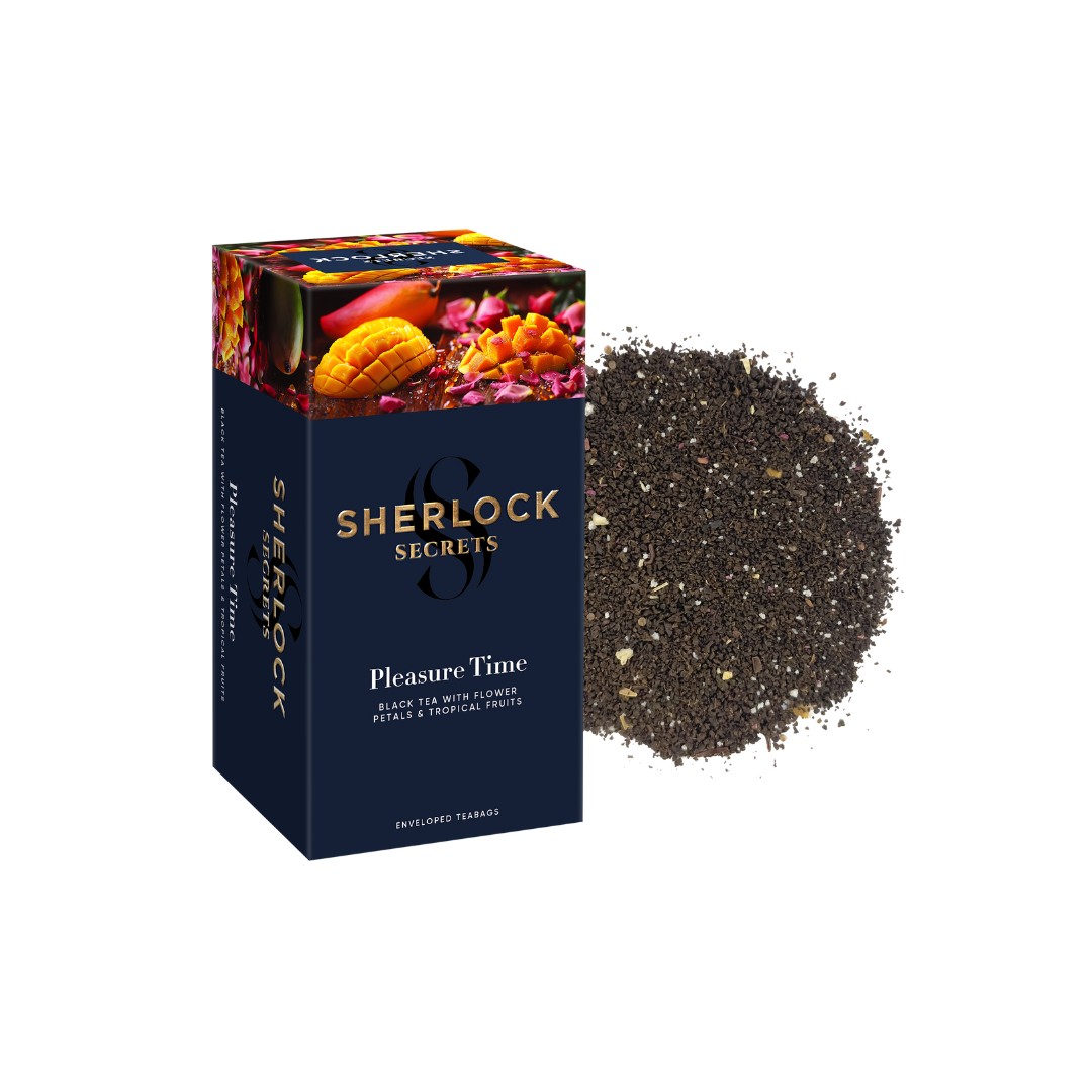 Pleasure Time Black Tea with Rose Petals and Tropical Fruits, Tea Moments, 39.6 g