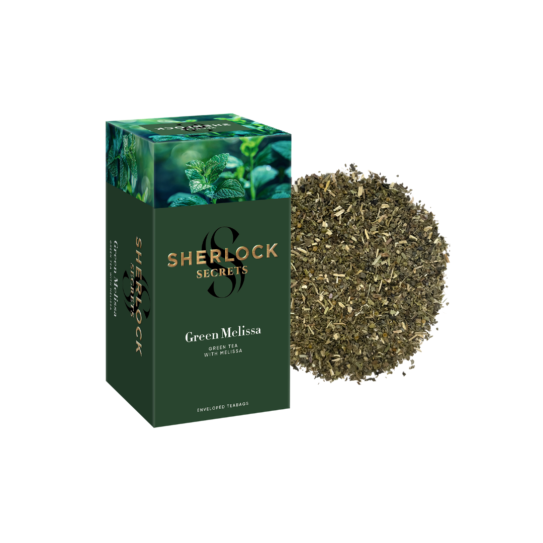 Green Melissa Green Tea with Lemon Balm and Mint, Tea Moments, 39.6 g