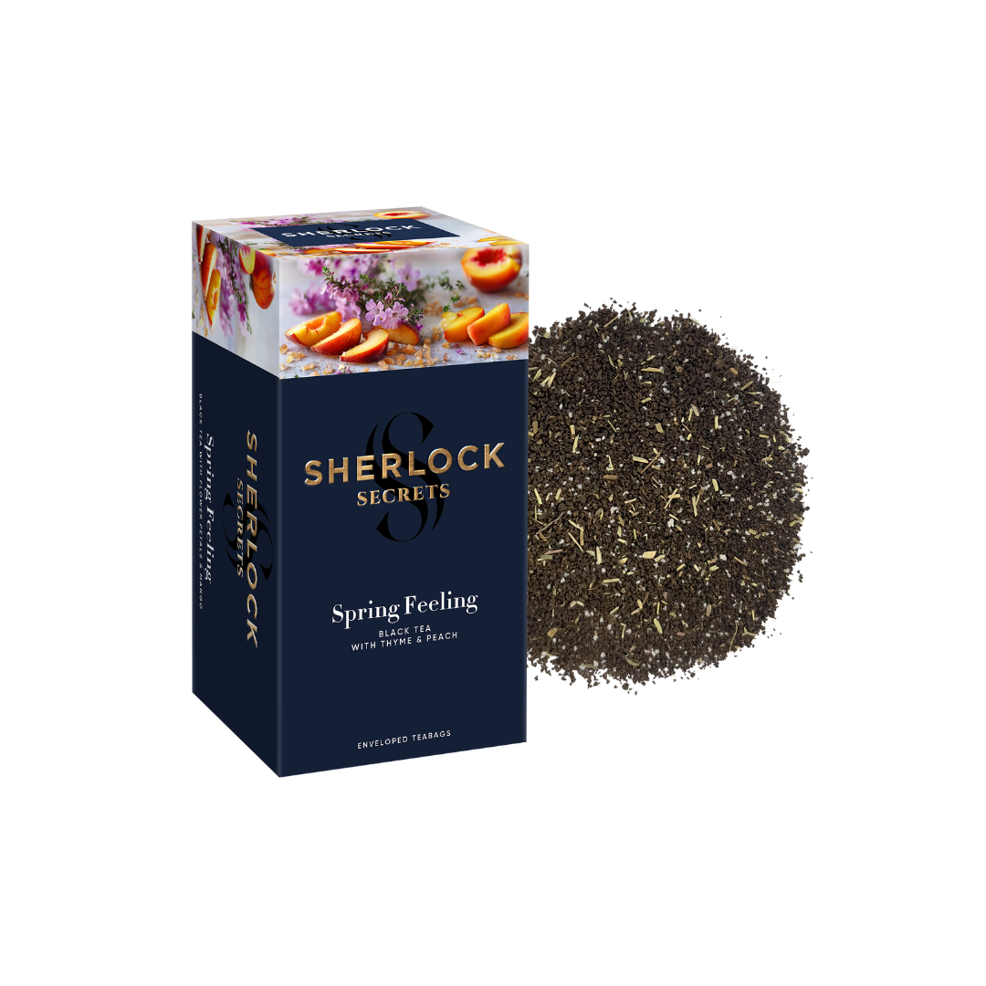Spring Feeling Black Tea with Thyme and Peach Aroma, Tea Moments, 39.6 g