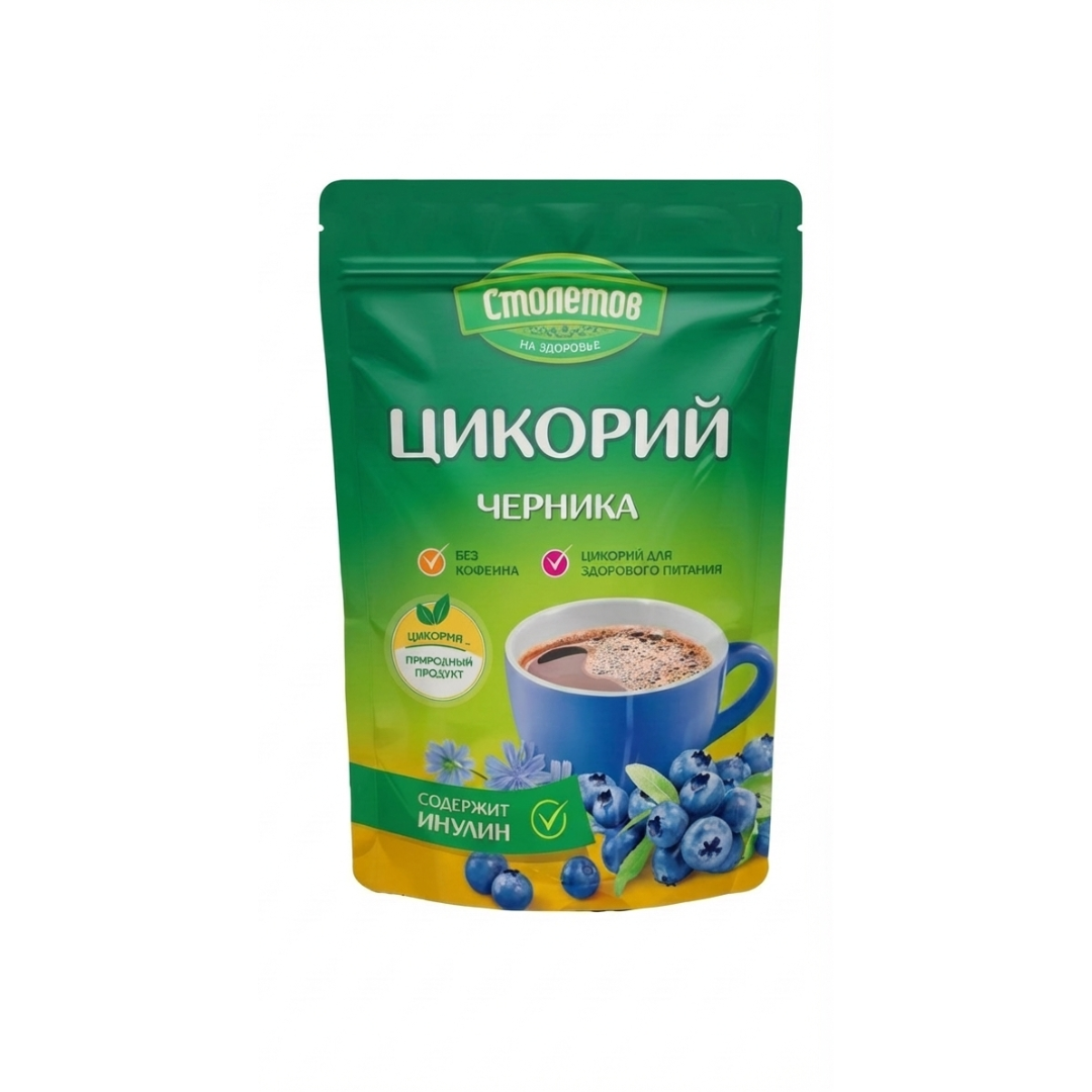 Natural Chicory with Blueberry, Stoletov, 100 g