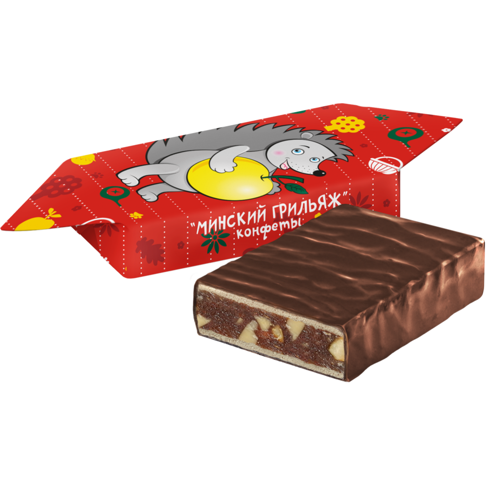 Glazed chocolates with peanuts Minsk Griljaz, Kommunarka