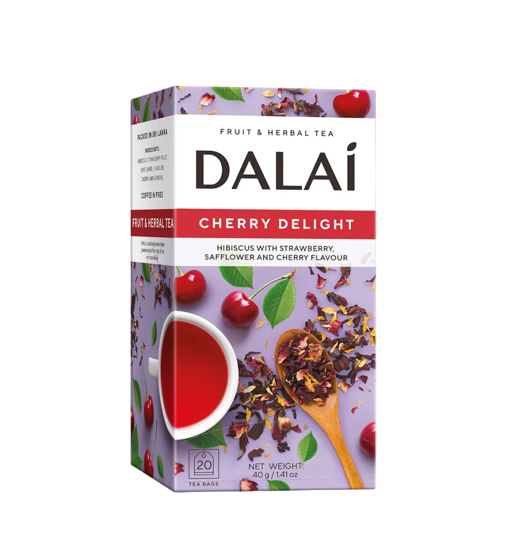 Травяной чай Cherry Delight, Dalai, 20 пакетиков