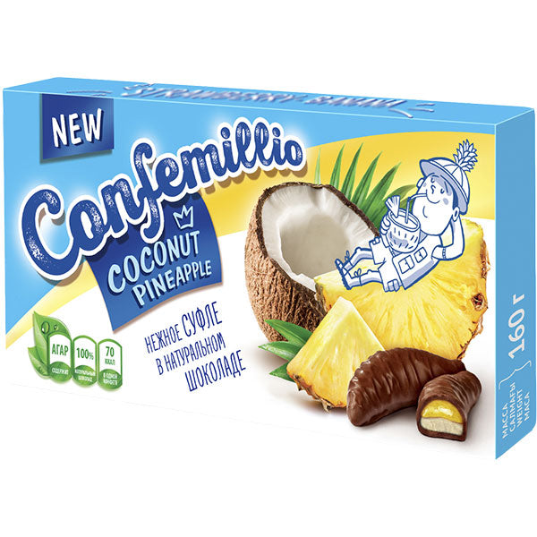 Confemillio Coconut Pineapple, Krasnyj Pischevik, 160g