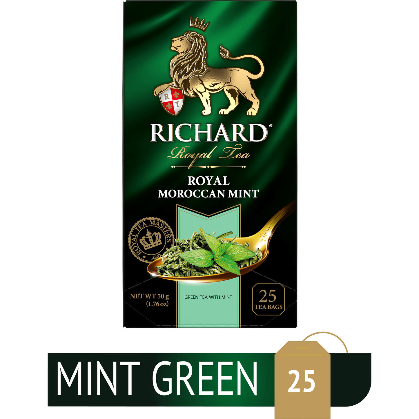 Richard Royal Moroccan Mint, green tea (25x1,7g)