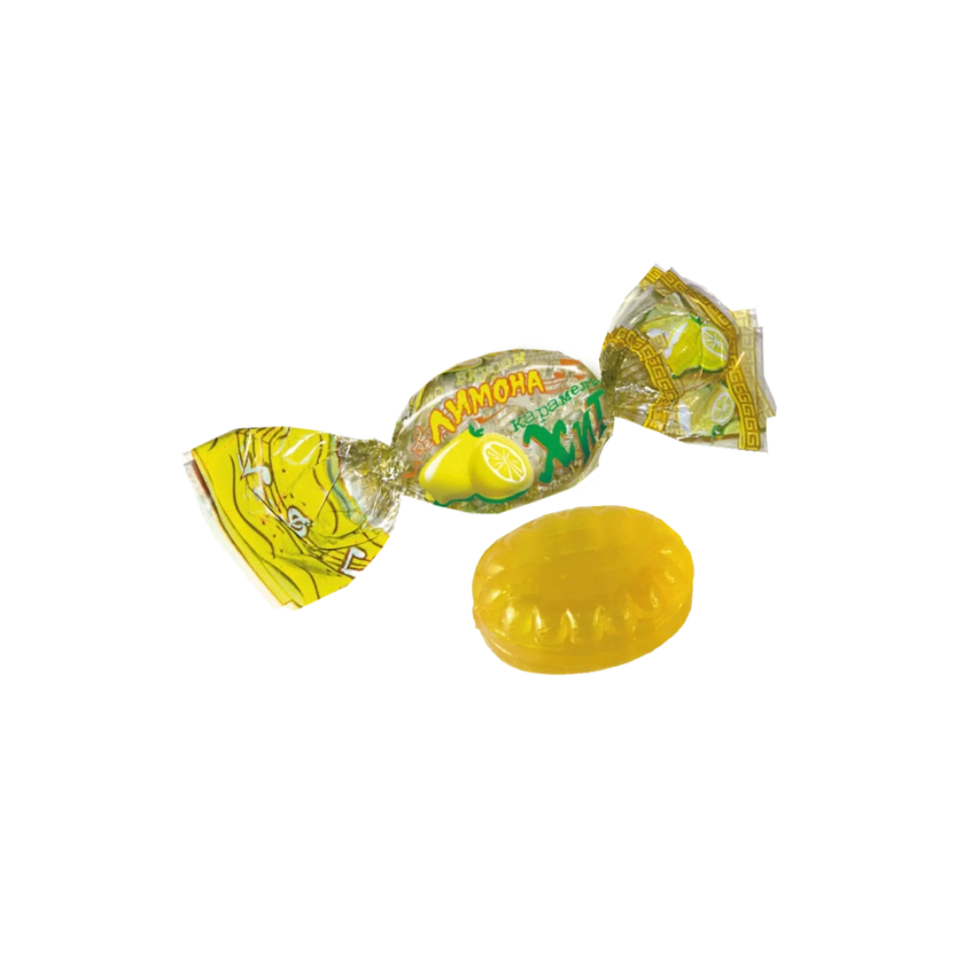 “Hit” sidrunimaitseline karamell vedela täidisega, Spartak