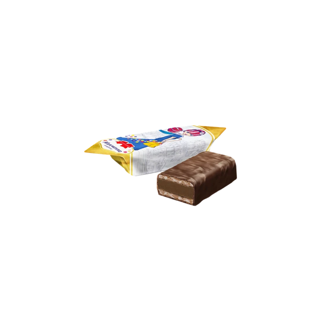 "Minchanka" Waffle Candies in Chocolate Glaze, Kommunarka
