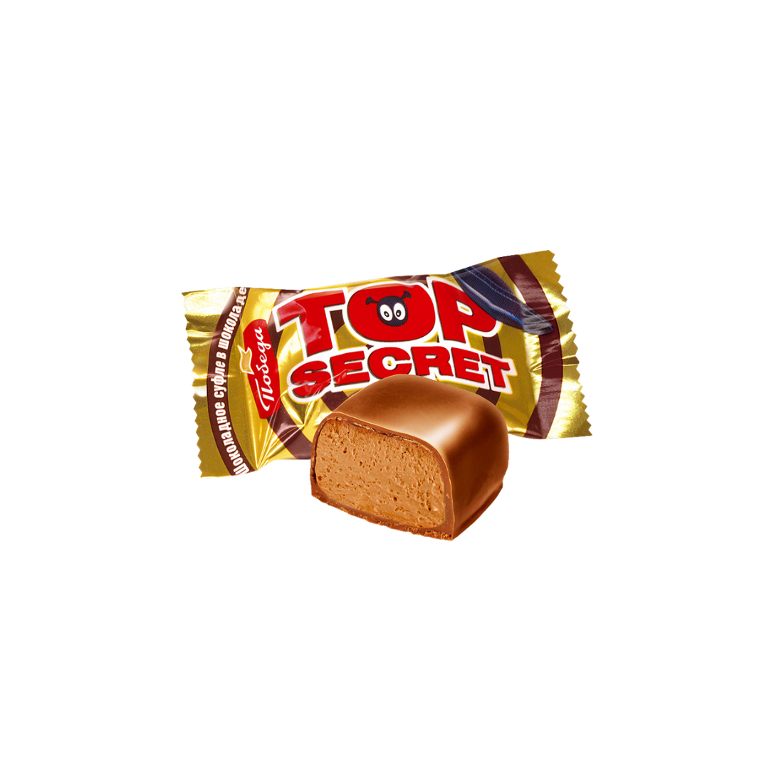Soufflé-kommid Top Secret šokolaadiga, Pobeda