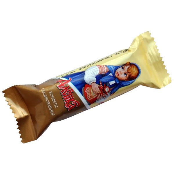 Wafer candies with filling and milk chocolate coating Alenka, Spartak