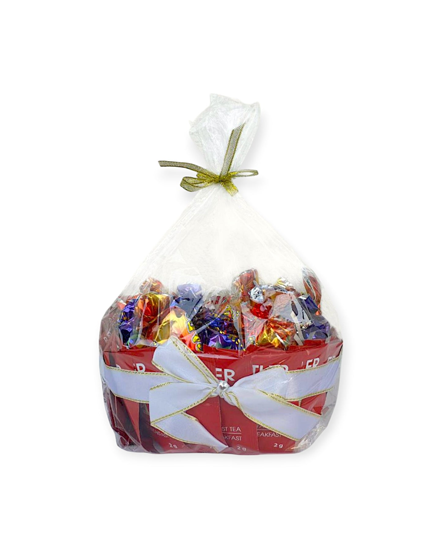 Gift Set: Dried Fruits in Chocolate Glaze Plum and Apricot & Battler English Breakfast Tea, 350g