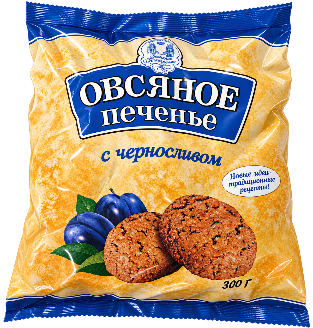 Oatmeal Cookies with Prunes, Minskkhlebprom, 300 g