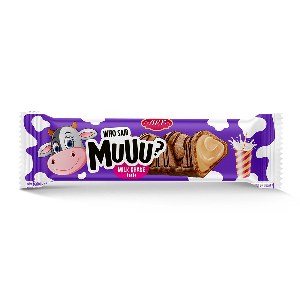 Who Said Muuu? Milk Shake Taste Wafer Bar by ABK