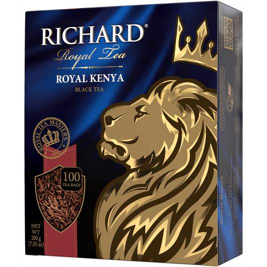 Tee Richard "Royal Kenya", must 100 kotti, 200 g