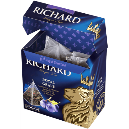 Richard "Royal Grape", black tea, 20 pyramids