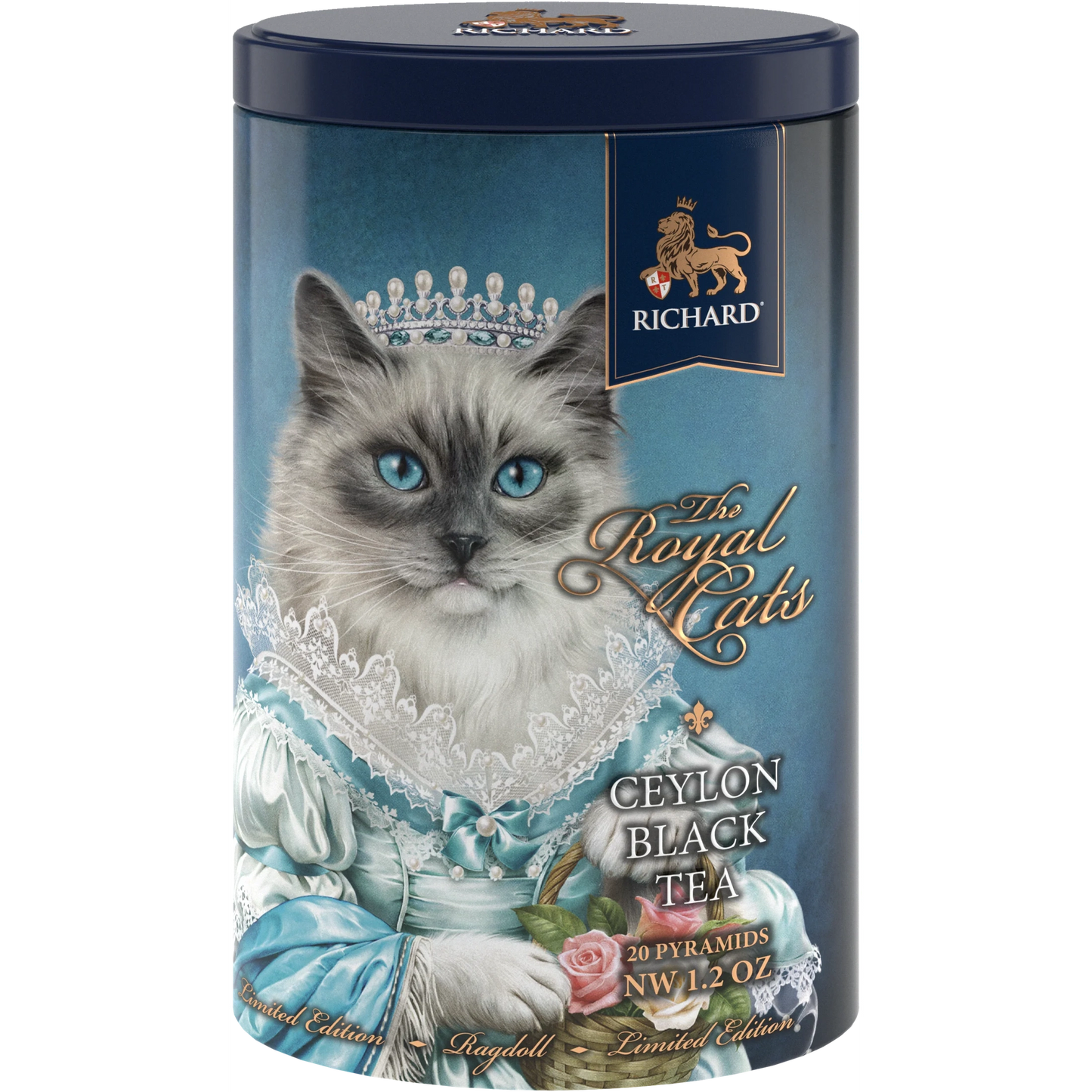 Tea Richard "The Royal Cats. Ragdoll" (püramiidid) 20x1,7 g