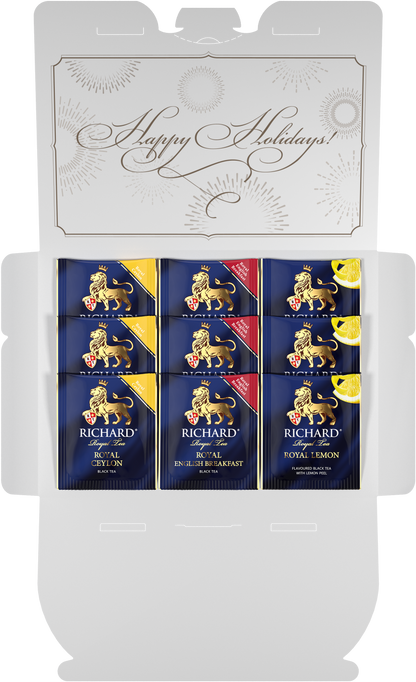 Richard Royal postcards tea assortment, blue, 9х2g