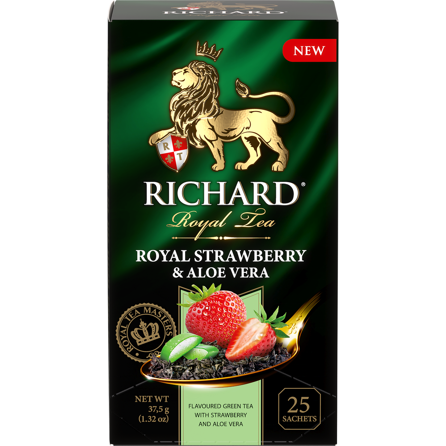 Richard Royal Strawberry & Aloe Veragreen tea, 25х2g