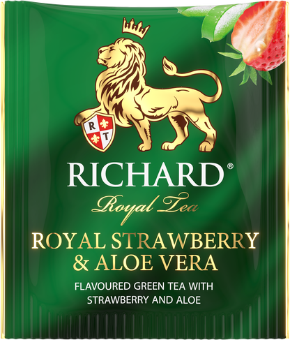 Richard Royal Strawberry & Aloe Veragreen tea, 25х2g