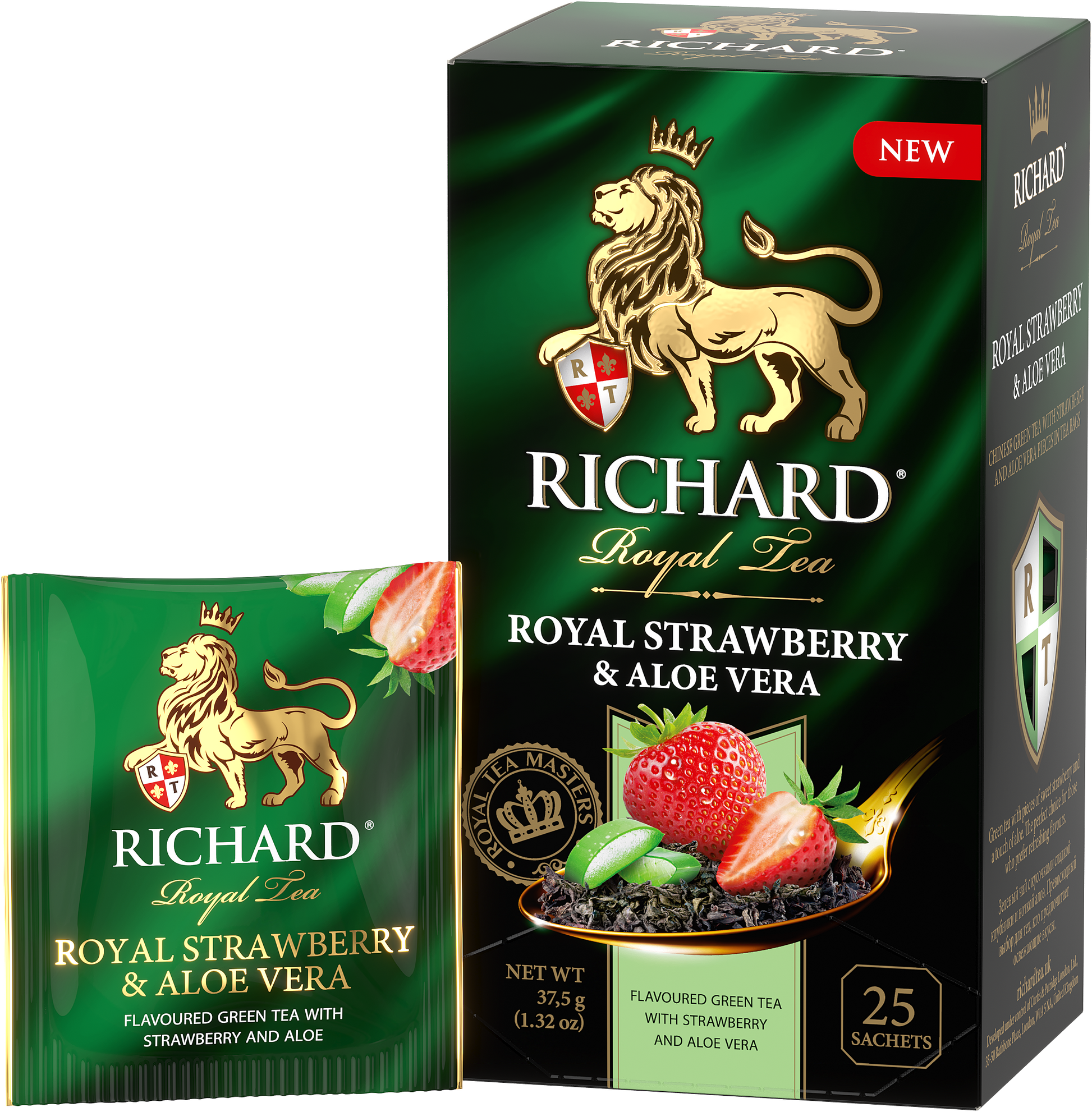 Richard Royal Strawberry & Aloe Vera flavoured green tea