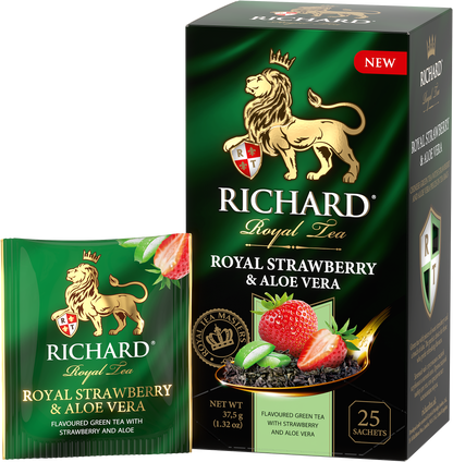 Richard Royal Strawberry & Aloe Vera flavoured green tea