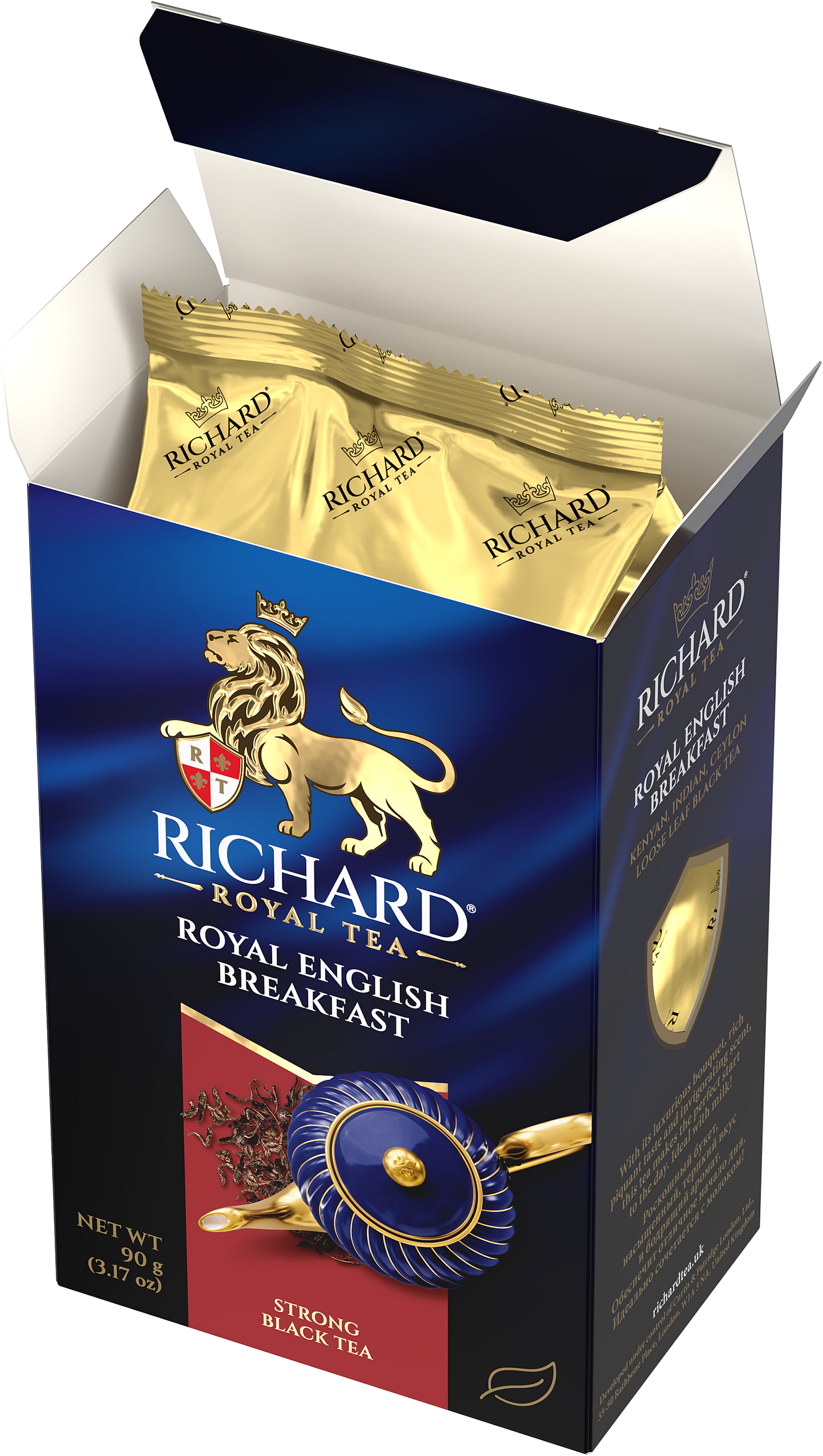 Richard "Royal English Breakfast", black leaf tea, 90 g Richard Tea