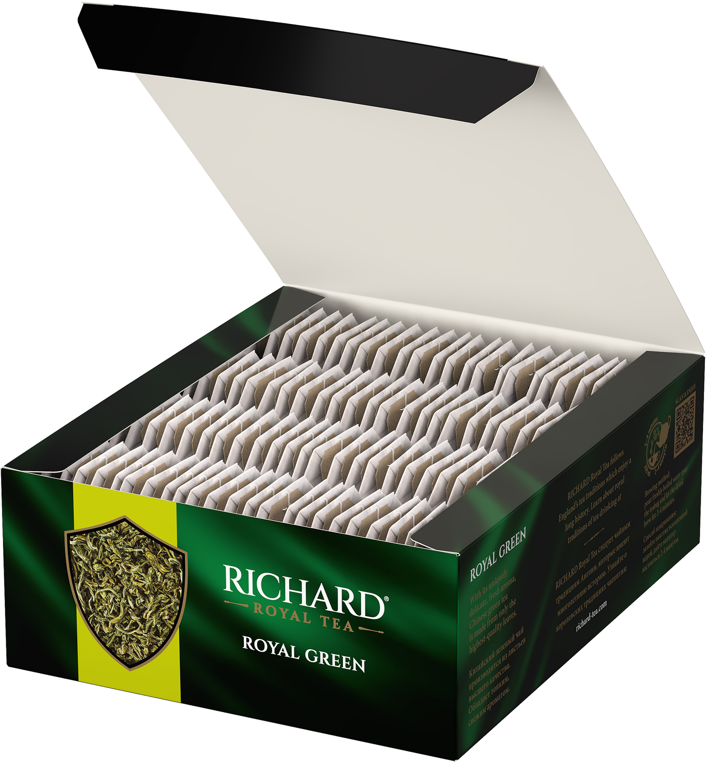 Richard "Royal Green" green tea, 100 tea bags, 200g