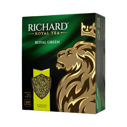 Richard "Royal Green" roheline tee, 100 teepakki, 200g 