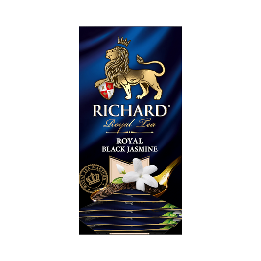 Richard "Royal Black Jasmine" black tea, 25 sachet, 45 g