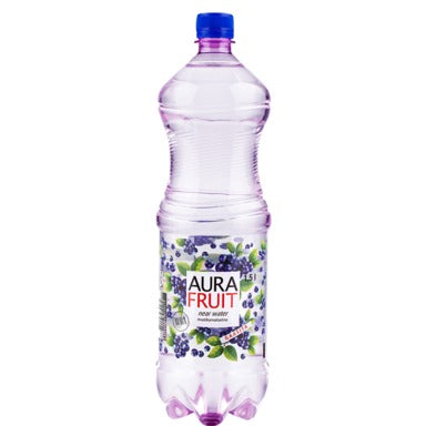 Фруктовая вода со вкусом черники, Aura 1,5 л