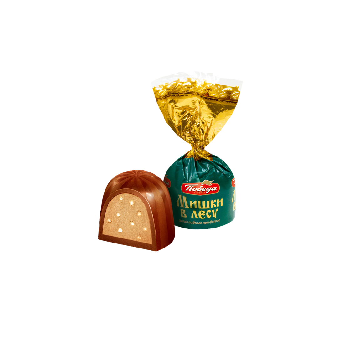 Chocolate Candies "Bears in the Forest", Pobeda