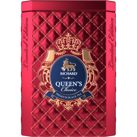 RICHARD KING'S & QUEEN'S CHOICE, Queen, must suurelehine tee, 80g - Richard Tea Estonia