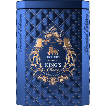 RICHARD KING'S & QUEEN'S CHOICE, King, must suurelehine tee, 80g - Richard Tea Estonia