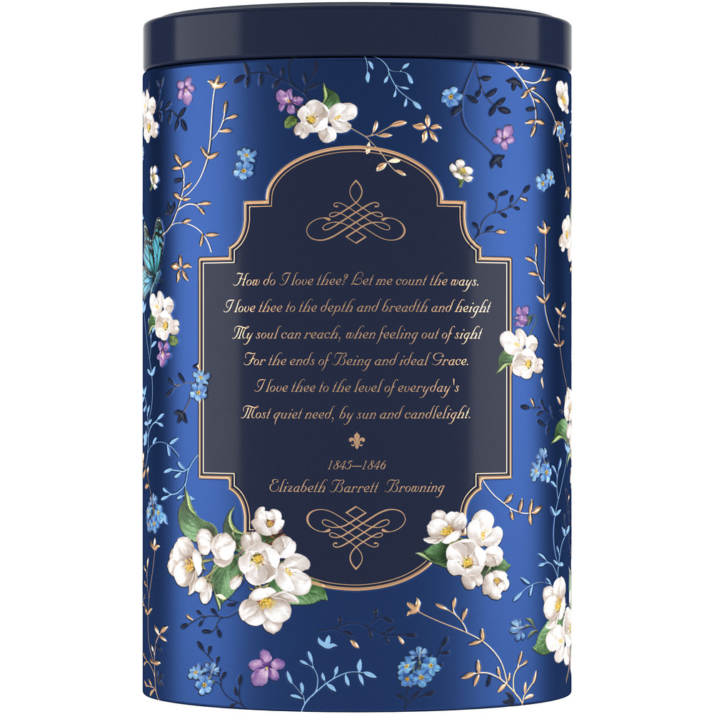 RICHARD ROYAL LOVE, BLUE, must maitsestatud suureleheline tee, 80 g. - Richard Tea Estonia