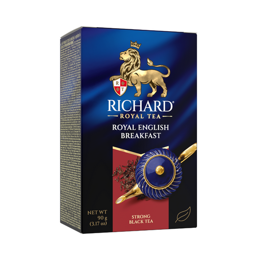 Richard "Royal English Breakfast", must lehetee, 90 g