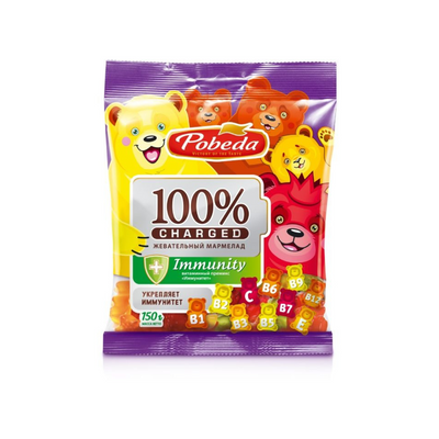 Närimismarmelaad "Immuunsus", Pobeda, 150 g